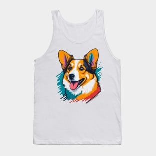 Corgi Portrait Tank Top